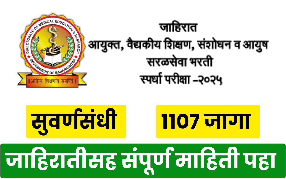 DMER Recruitment 2025