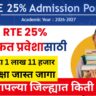 RTE Admission 2026-27 Maharashtra