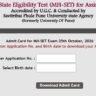 SET Exam Admit Card 2026